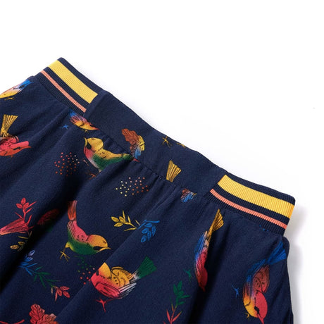 Vidaxl kinderrokje 128 marineblauw