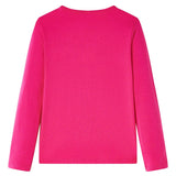 Vidaxl kindershirt met lange mouwen 104 felroze
