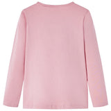 Vidaxl kindershirt met lange mouwen 128 lichtroze