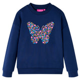 Vidaxl kindertrui 128 marineblauw