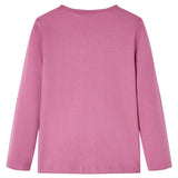 Vidaxl kindershirt met lange mouwen 104 frambozenkleur