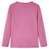 VidaXL Kindershirt met lange mouwen 116 frambozenkleur