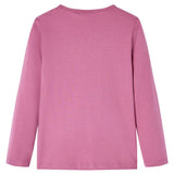 VidaXL Kindershirt met lange mouwen 128 frambozenkleur