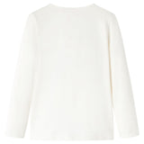 Vidaxl kindershirt met lange mouwen 128 ecru