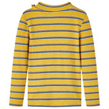 VidaXL Kindershirt met lange mouwen 116 okerkleurig
