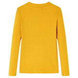 Vidaxl kindershirt met lange mouwen 92 okerkleurig