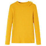 Vidaxl kindershirt met lange mouwen 116 okerkleurig