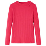 Vidaxl kindershirt met lange mouwen 128 felroze