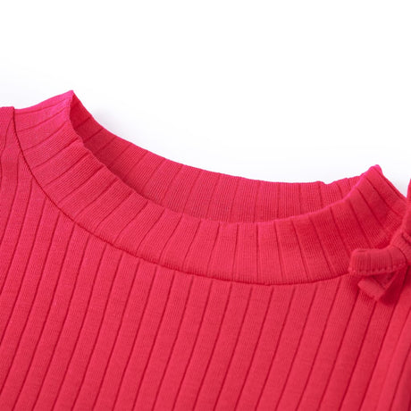 Vidaxl kindershirt met lange mouwen 128 felroze