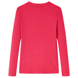 VidaXL Kindershirt met lange mouwen 140 felroze