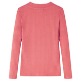 Vidaxl kindershirt met lange mouwen 92 oudroze
