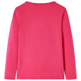 Vidaxl kindershirt met lange mouwen 104 felroze