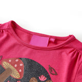 Vidaxl kindershirt met lange mouwen 140 felroze