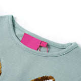 Vidaxl kindershirt met lange mouwen 92 middelmintkleurig