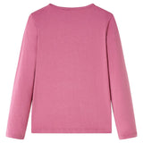 Vidaxl kindershirt met lange mouwen 116 frambozenkleurig