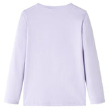 Vidaxl kindershirt met lange mouwen 104 lichtlila