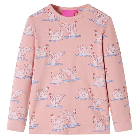 Vidaxl kinderpyjama met lange mouwen 116 lichtroze