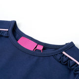 Vidaxl kindershirt met lange mouwen 104 marineblauw