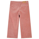 Vidaxl kinderbroek 140 ribfluweel oudroze