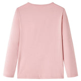 Vidaxl kindershirt met lange mouwen 128 lichtroze