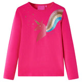 Vidaxl kindershirt met lange mouwen 92 felroze
