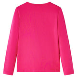 Vidaxl kindershirt met lange mouwen 104 felroze