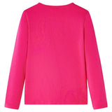 Vidaxl kindershirt met lange mouwen 140 felroze