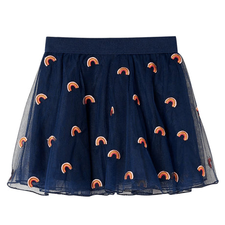Vidaxl kinderrokje met tule 92 marineblauw