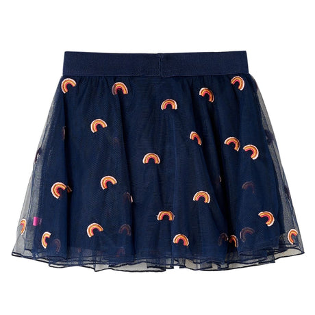 Vidaxl kinderrokje met tule 92 marineblauw