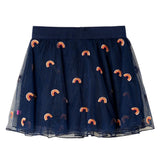 VidaXL Kinderrokje met tule 116 marineblauw