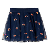 VidaXL Kinderrokje met tule 140 marineblauw