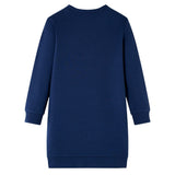 Vidaxl kinderjurk 92 marineblauw