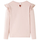 Vidaxl kindershirt met lange mouwen 128 roze