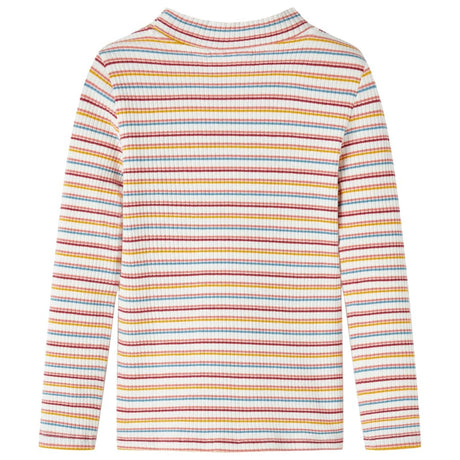 Vidaxl kindershirt met lange mouwen 104 gestreept ecru