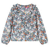Vidaxl kindershirt met lange mouwen 92 donkerblauw