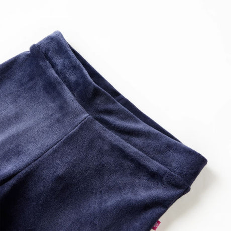 Vidaxl kinderbroek fluweel 92 donkerblauw