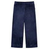 Vidaxl kinderbroek fluweel 104 donkerblauw
