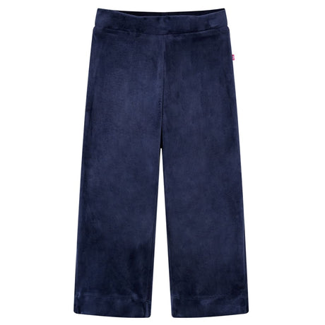 Vidaxl kinderbroek fluweel 104 donkerblauw