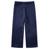 Vidaxl kinderbroek fluweel 128 donkerblauw