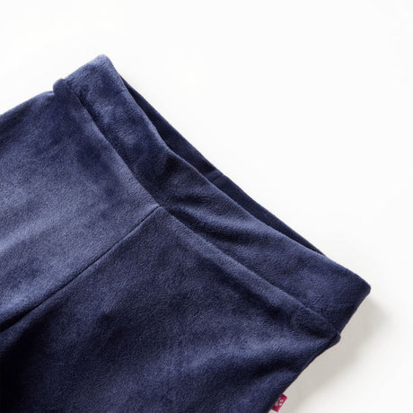 Vidaxl kinderbroek fluweel 128 donkerblauw