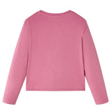 Vidaxl kindershirt met lange mouwen 116 frambooskleurig