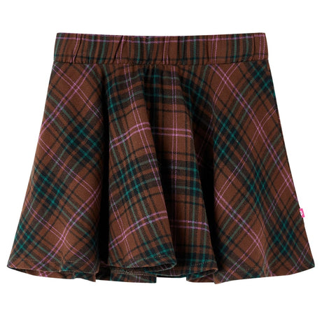 Vidaxl kinderrok 128 cognackleurig