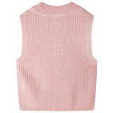 Vidaxl kinderspencer gebreid 92 lichtroze