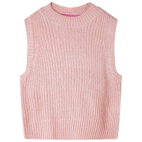 Vidaxl kinderspencer gebreid 116 lichtroze