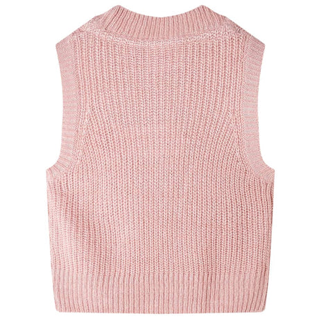 Vidaxl kinderspencer gebreid 116 lichtroze