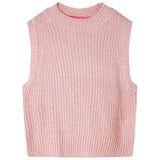 Vidaxl kinderspencer gebreid 128 lichtroze