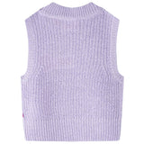 Vidaxl kinderspencer gebreid 104 lichtlila