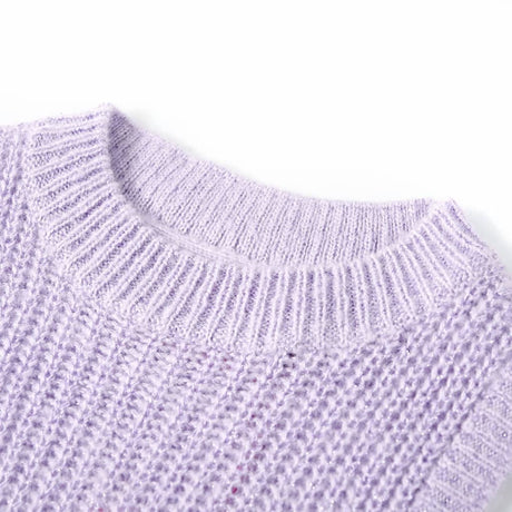 Vidaxl kinderspencer gebreid 116 lichtlila