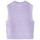 Vidaxl kinderspencer gebreid 128 lichtlila