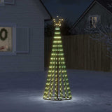 Vidaxl led-kerstboom 275 leds warm wit 180 cm